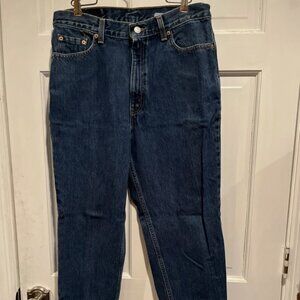 vintage LEVI’S 512 SLIM FIT STRAIGHT LEG JEANS WOMENS 14 S Dark Wash Denim 34x28